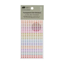 Hobonichi | Pegatinas TSUKI no IRO: Transparent Dot Stickers (3.5mm)