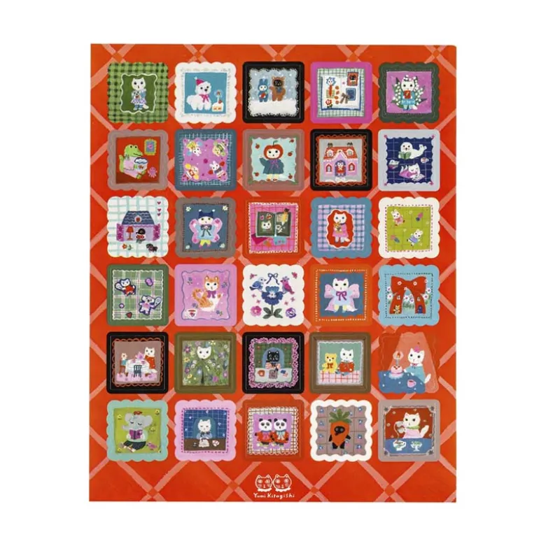 Hobonichi | Pegatinas Yumi Kitagishi Daily Life of White Cat