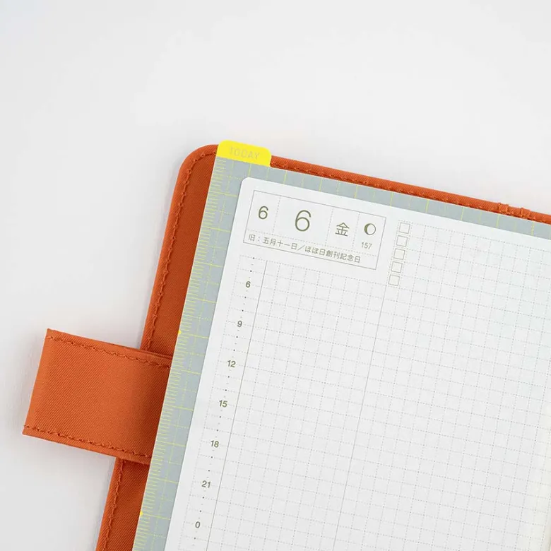 Hobonichi | Plantilla de Escritura Pencil Board A5 Ice Gray x Yellow