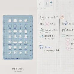 Hobonichi | Plantilla Stencil Activities