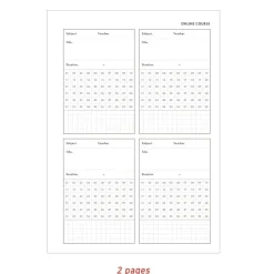 Iconic | Planificador de Estudio Hey Day Beige