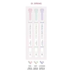 Iconic | Rotuladores Doble Punta Double Line Spring
