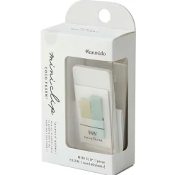Kanmido | Mini Clip con Marcapáginas Coco Fusen Misty White Gray