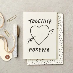 Katie Leamon | Tarjeta de Felicitación Together Forever Love Card