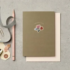 Katie Leamon | Tarjeta de Felicitación Thank You Posy