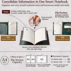 King Jim | Cuaderno Archivador Filing Note A4 Green