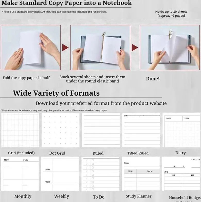 King Jim | Cuaderno Archivador Filing Note A4 Red
