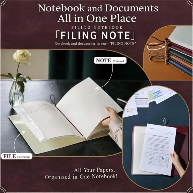 King Jim | Cuaderno Archivador Filing Note A5 Red