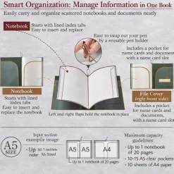 King Jim | Cuaderno Archivador Filing Note A5 Red