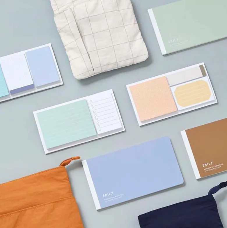 King Jim | Cuaderno Horizontal EMILY Blue Gray
