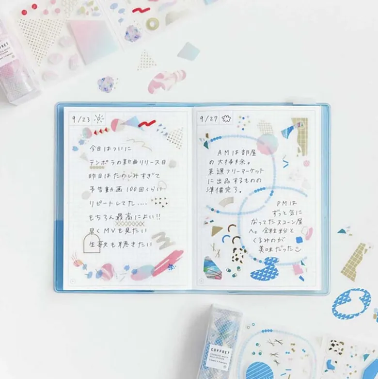 King Jim | Pegatinas en Rollo COFFRET Lagoon Blue