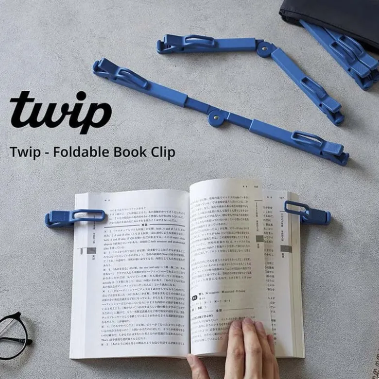 King Jim | Soporte para Libros Clip Twip Black