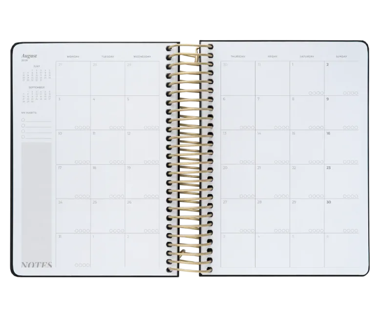 Kokonote | Agenda Escolar Muse Misty Gray 2026-2027 (Diaria)
