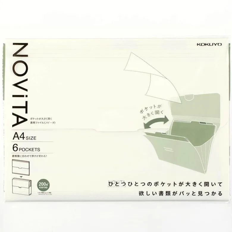 Kokuyo | Carpeta de Documentos Novita A4 Green