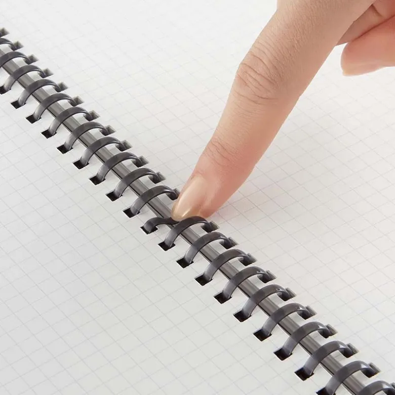 Kokuyo | Cuaderno Soft Ring B5 Black (Cuadros)