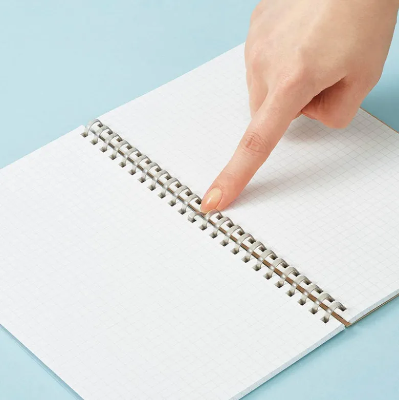 Kokuyo | Cuaderno Soft Ring Penott B6 Black (Cuadros)