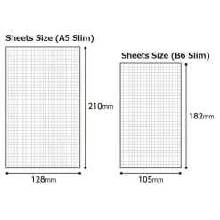 Kokuyo | Cuaderno Soft Ring Penott B6 White (Cuadros)