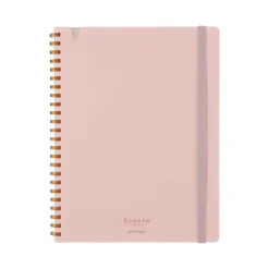 Kokuyo | Cuaderno Soft Ring Sooofa A5 Pink (Cuadros)