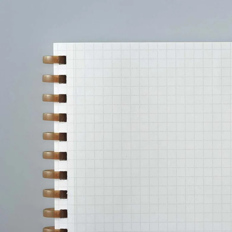 Kokuyo | Cuaderno Soft Ring Sooofa A5 Warm Gray (Cuadros)