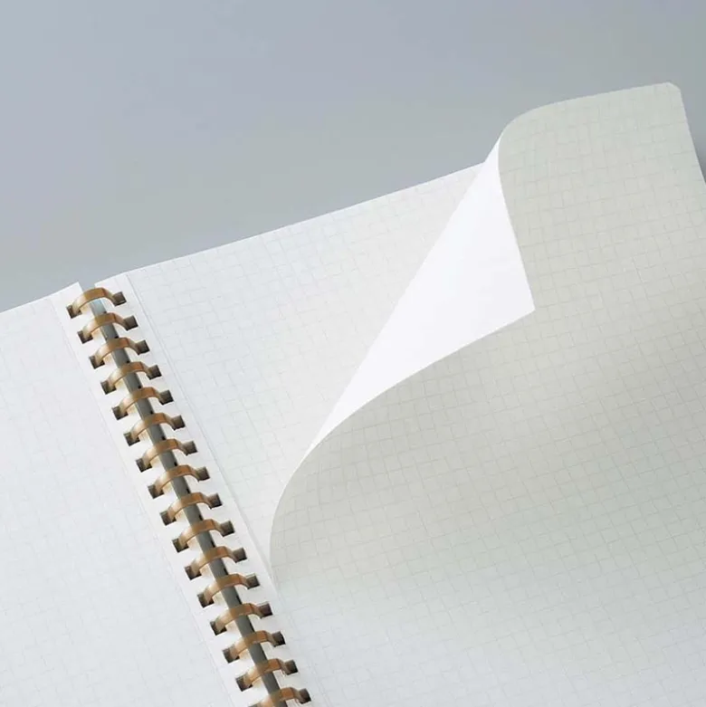 Kokuyo | Cuaderno Soft Ring Sooofa A5 Warm Gray (Cuadros)
