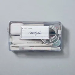 Kokuyo | Funda Estuche Pouch Good Tools Clear White