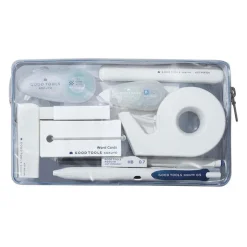 Kokuyo | Funda Estuche Pouch Good Tools Clear White