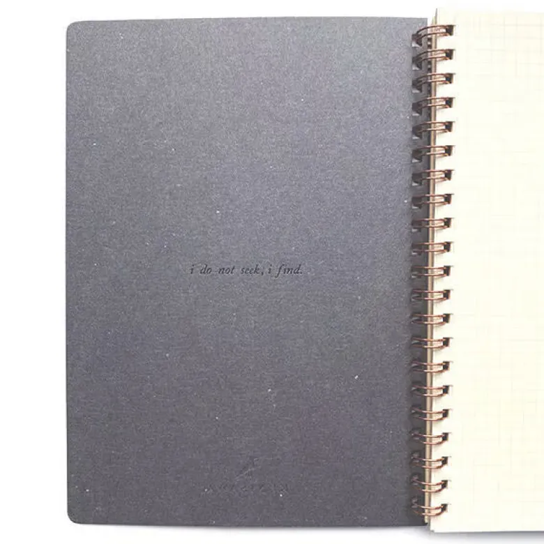 Kunisawa | Cuaderno A5 Find Ring Note Charcoal
