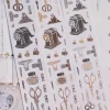 Loi Design | Pegatinas en Rollo Retro Stationery Die-Cut Paper Tape (1 metro)