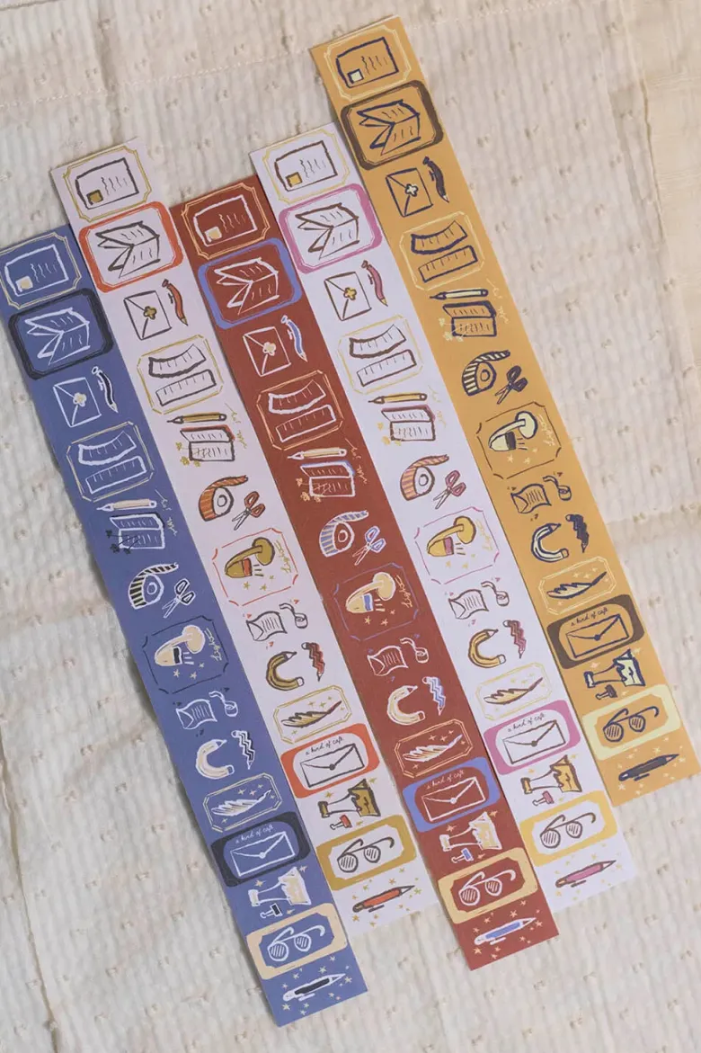 Loi Design | Pegatinas en Rollo Stationery Garther Die-Cut Paper Tape
