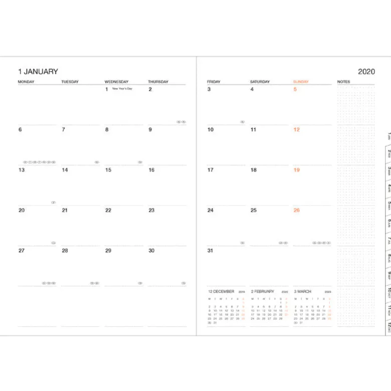 MARK'S | Agenda A5 Colors Purple 2026-2027 (Semanal)