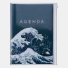 MARK'S | Agenda A5 Kanagawa Wave Navy 2026-2027 (Semanal)