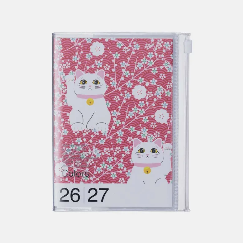 MARK'S | Agenda A6 Maneki Neko 2026-2027 (Semanal)