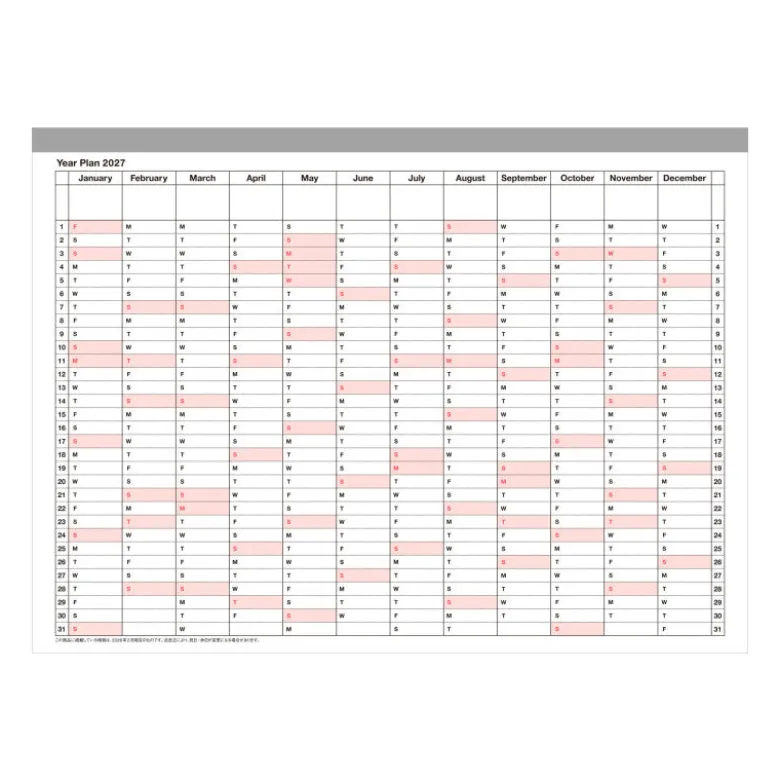 Mark's | Cuaderno Calendario 2027 M Black