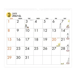 Midori | Calendario de Pared L 2026 Ojisan