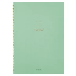 Midori | Cuaderno Anillas Color A5 Puntos Green