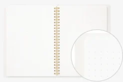 Midori | Cuaderno Anillas Color A5 Puntos White