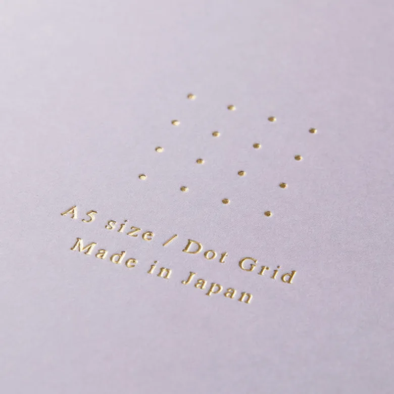 Midori | Cuaderno Anillas Color A5 Puntos Purple