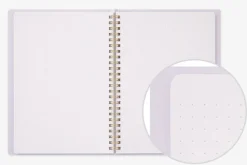 Midori | Cuaderno Anillas Color A5 Puntos Purple
