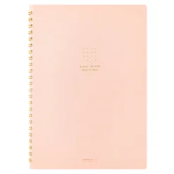 Midori | Cuaderno Anillas Color A5 Puntos Pink