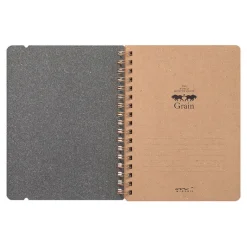 Midori | Cuaderno de Anillas WM Grain B6 Green