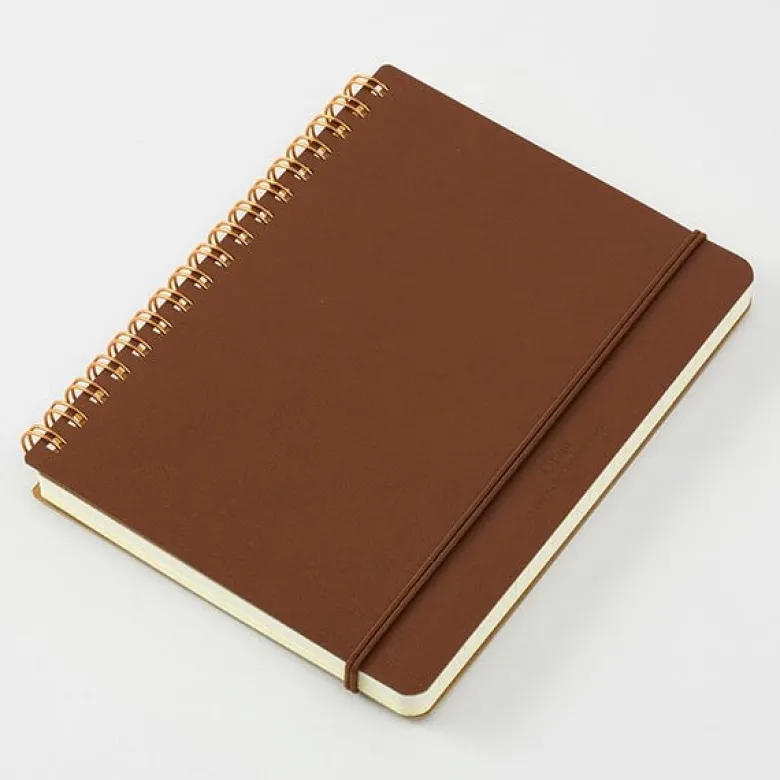 Midori | Cuaderno de Anillas WM Grain B6 Marrón