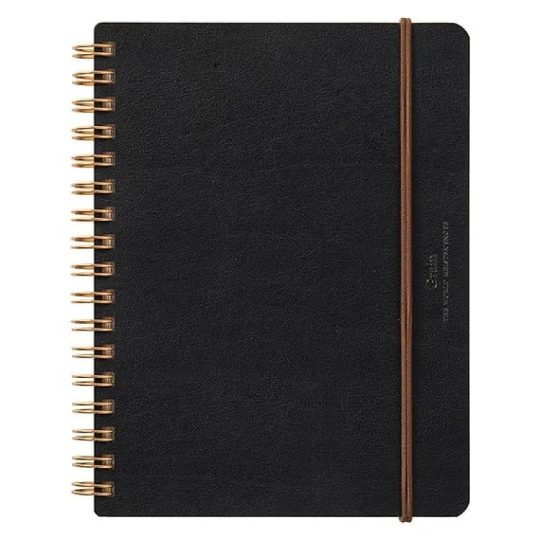 Midori | Cuaderno de Anillas WM Grain B6 Negro
