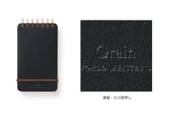 Midori | Cuaderno de Anillas WM Grain Memo Negro
