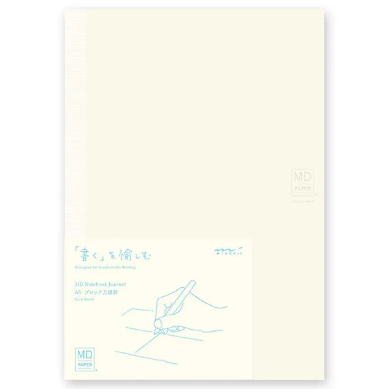 Midori | Cuaderno MD Midori Journal A5 Cuadros con Bloques