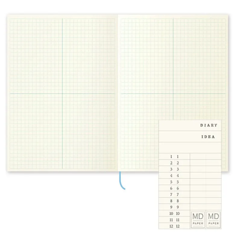 Midori | Cuaderno MD Midori Journal A5 Cuadros con Bloques