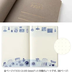 Midori | Cuaderno Yuru Log B6 Blue Nordic