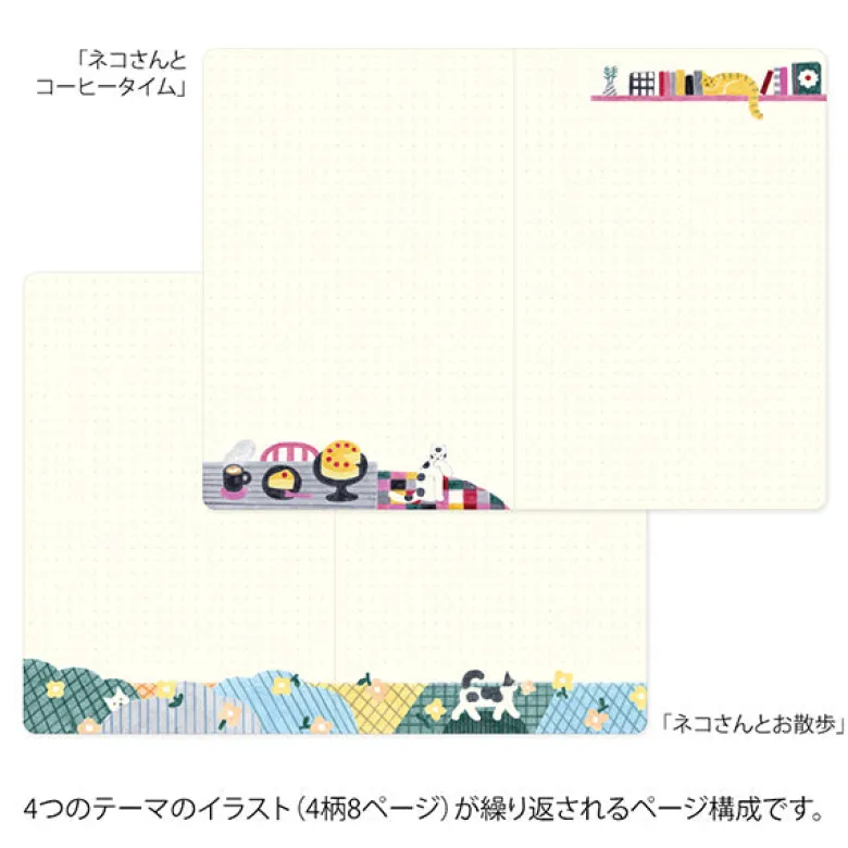 Midori | Cuaderno Yuru Log B6 Cat