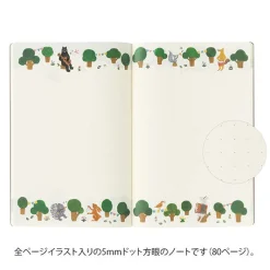 Midori | Cuaderno Yuru Log B6 Forest Animal