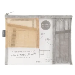 Midori | Estuche de Malla Pen & Tools Gris