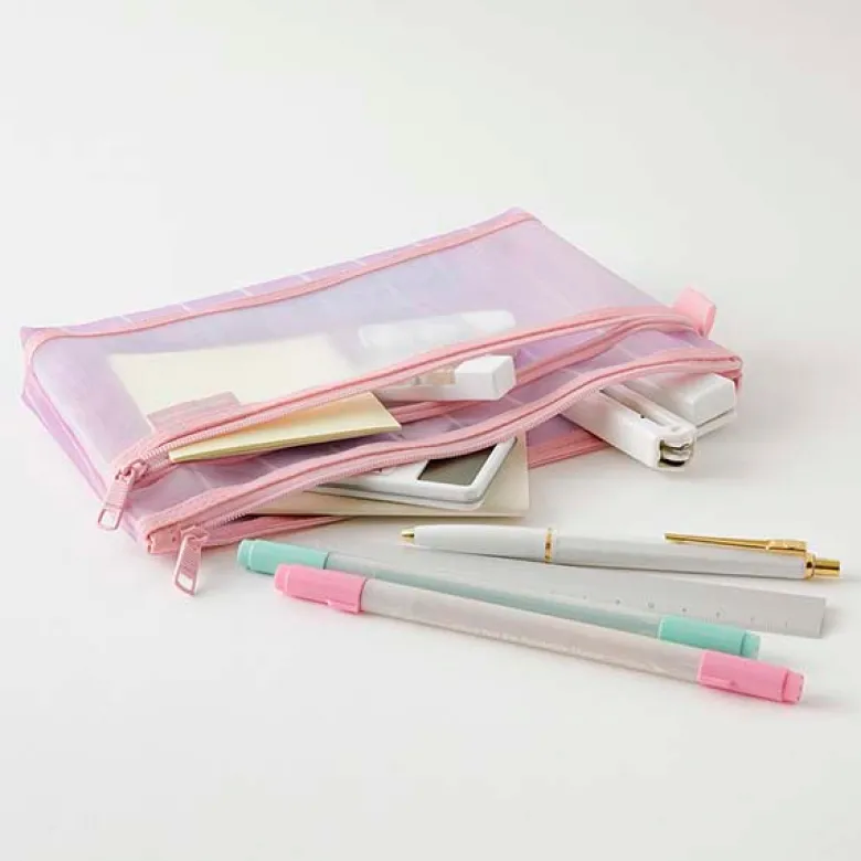 Midori | Estuche de Malla Pouch Stripe Purple